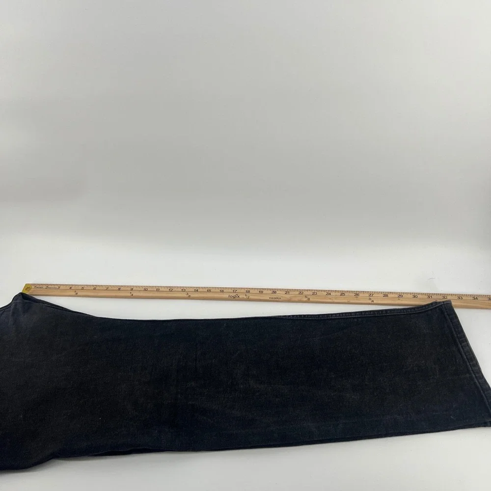 Levis 505 Regular Fit Mens Black Straight Leg Denim Jeans W38 L34 00505-1434